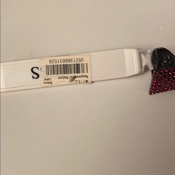 Guess square pink stone ring -  size 7 - Picture 4 of 4